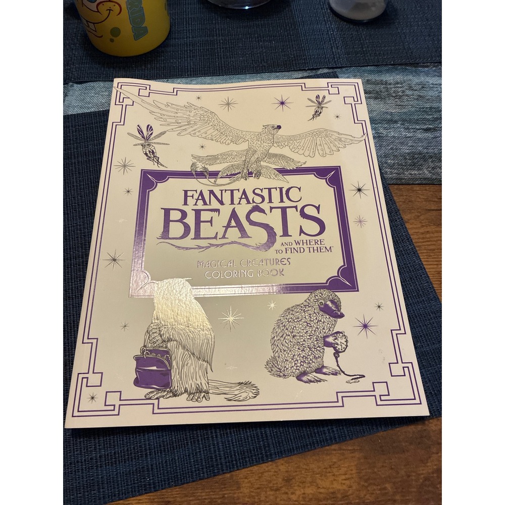Fantastic Beasts Magical Creatures Coloring Book Harper Design Paperback 2016